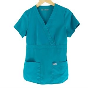 GREY’S ANATOMY by Barco ll  Mock Wrap Scrub Top